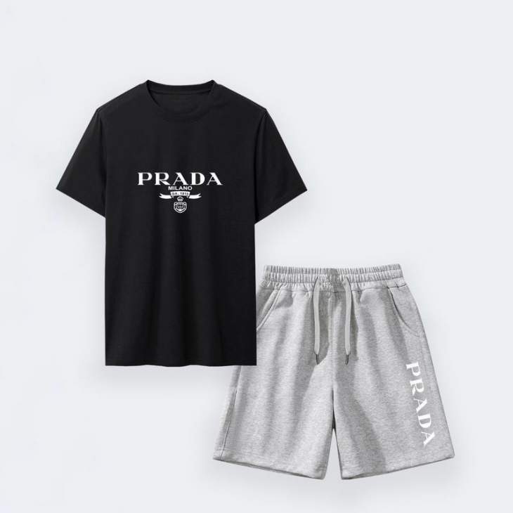 Picture of Prada Shirt Pant Suits _SKUPradaM-3XL1qr36224281
